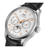 42mm Stainless Steel Perpetual Calendar Silver Dial