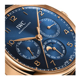 42mm 18k Rose Gold Perpetual Calendar Blue Dial