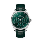 42mm Stainless Steel Perpetual Calendar Green Dial