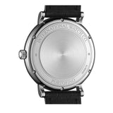 40mm Stainless Steel Blue Dial On Black Strap