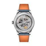 40mm 18k White Gold Automatic Blue Dial On Blue Strap