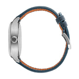 40mm 18k White Gold Automatic Blue Dial On Blue Strap