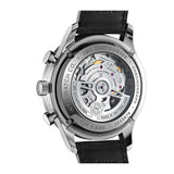 41mm Stainless Steel Chronograph Black Dial On Strap