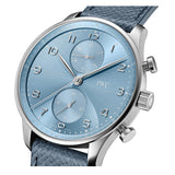 41mm 18k White Gold Chronograph Blue Dial