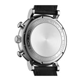 42mm Stainless Steel Chronograph Black Dial