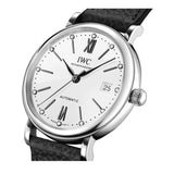 37mm Stainless Steel White Diamond Dial On Black Strap