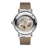 37mm Stainless Steel Black Diamond Dial On White Strap