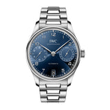 42mm Stainless Steel Blue Arabic Dial On Bracelet