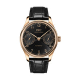 42mm 18k Rose Gold Automatic Black Dial