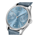 42mm 18k White Gold Automatic Blue Dial On Blue Strap