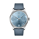 42mm 18k White Gold Automatic Blue Dial On Blue Strap