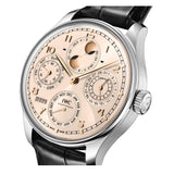 44mm 18k White Gold Perpetual Calendar Dune Dial On Black Strap