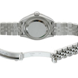 28mm Stainless Steel Silver Roman Dial 18k Fluted Bezel Jubilee Bracelet