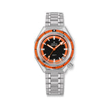 37mm Revival Stainless Steel Black Dial Octagonal Case Bracelet
