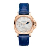 38mm Due Luna Goldtech Madreperla 18k RG MOP Dial