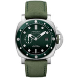 44mm QuarantaQuattro ESteel™ Verde Smeraldo Green Dial