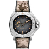 44mm Steel QuarantaQuattro Navy SEALs Black shaded Dial