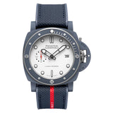 44mm QuarantaQuattro Luna Rossa Ti-Ceramitech™ White Dial