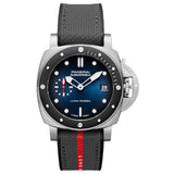 42mm Steel Ceramic Bezel Luna Rossa Blue Sun-Brushed Dial