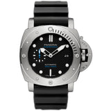 47mm Stainless Steel Black Dial Titanium Bezel