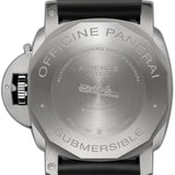 47mm Stainless Steel Black Dial Titanium Bezel