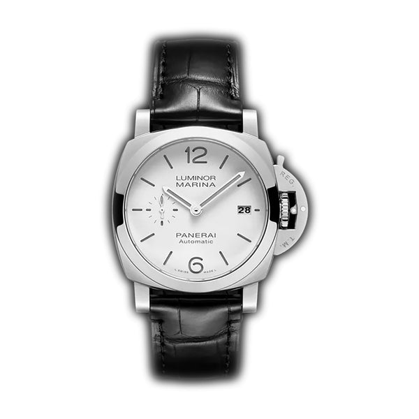 Panerai Luminor 40mm Quaranta Steel White Sandwich Dial