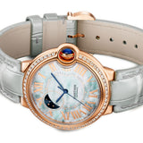 36mm 18k RG Diamond Bezel MOP Dial