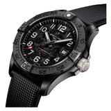 42mm Night Mission Carbon Dial On Anthracite Leather Strap