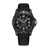 42mm Night Mission Carbon Dial On Anthracite Leather Strap