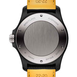 42mm Night Mission Carbon Dial On Anthracite Leather Strap