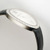 34mm Timeless XL Diamond Bezel 18k WG Box and Papers