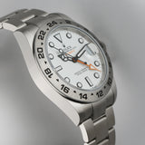 42mm Polar White Dial Orange Hand Caliber 3285