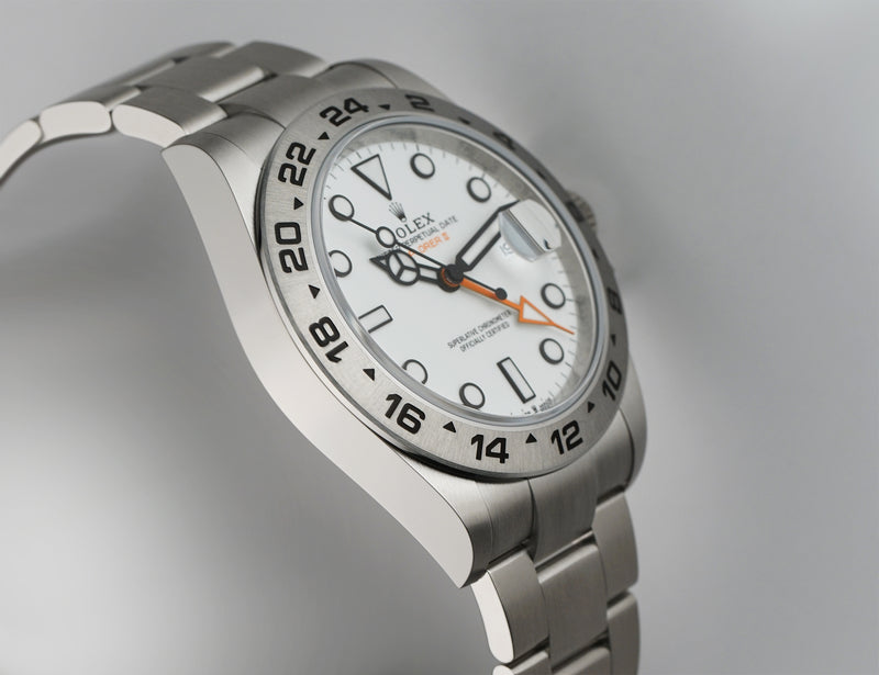 42mm Polar White Dial Orange Hand Caliber 3285