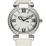 40mm Steel Diamond Bezel White Dial Auto