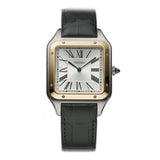 34mm Extra Large Santos-Dumont Steel & 18k YG