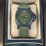 40mm Quaranta Carbotech Green Dial