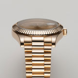 41mm 18k RG President Rose Roman Dial Full Set 2015