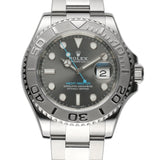 40 Steel Dark Rhodium Dial Platinum Bezel Full Set 2017