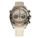 46mm Planet Ocean 600M Chrono Steel Beige Dial