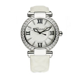 40mm Steel Diamond Bezel White Dial Auto