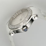 36mm Steel Diamond Bezel Floating Diamonds