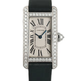 19mm Ladies Tank Americaine 18k WG Diamonds