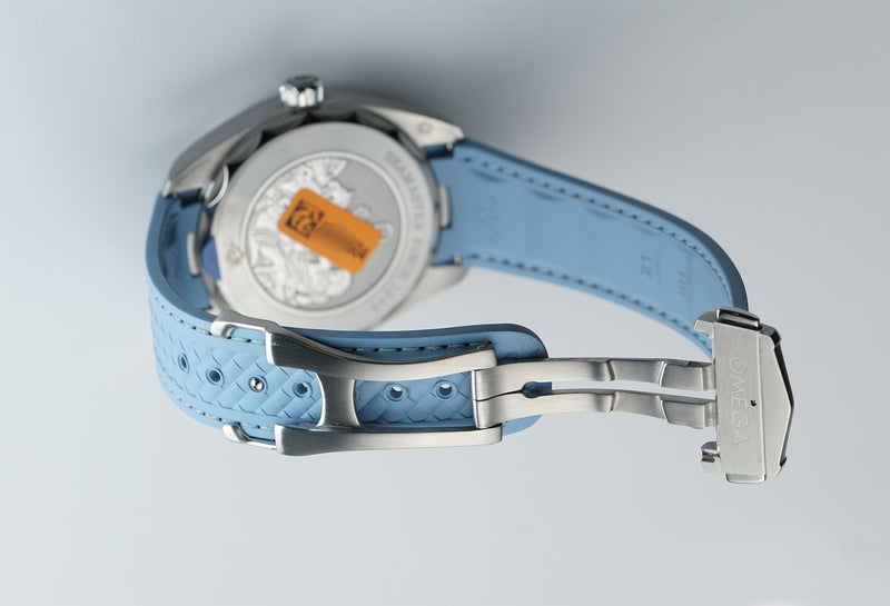 43mm Aqua Terra Worldtimer Summer Blue 2023