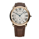 40mm Ronde Louis 18k RG Silver Dial Auto 2016