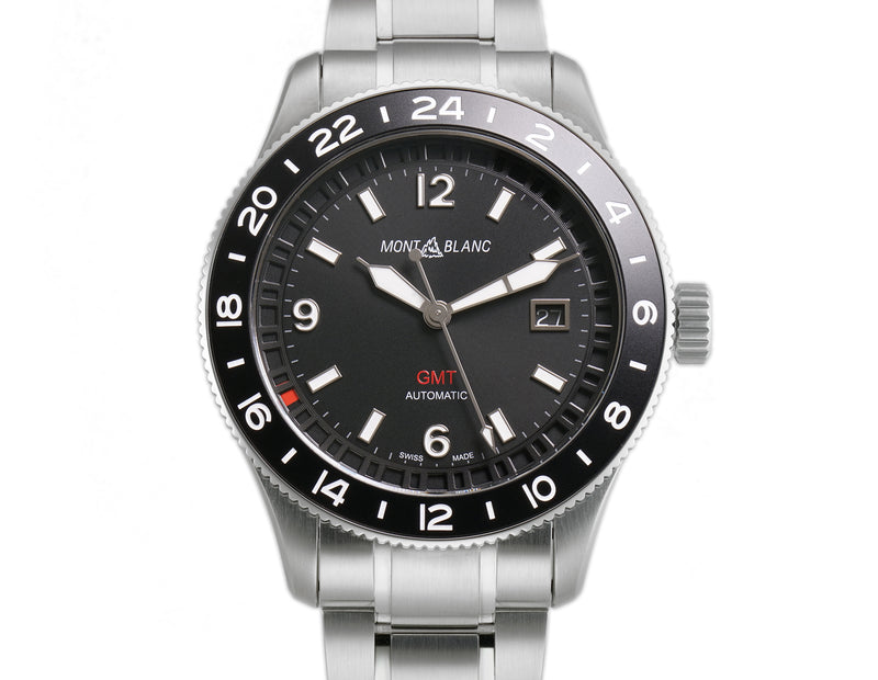 42mm Automatic GMT Black Dial Stainless Steel Bracelet