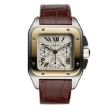 42mm Santos 100 XL Chronograph Steel and 18k YG
