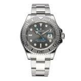 40 Steel Dark Rhodium Dial Platinum Bezel Full Set 2017
