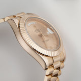 41mm 18k RG President Rose Roman Dial Full Set 2015
