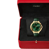 40mm 18k Yellow Gold Green Dial Green Strap Automatic