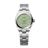 28mm No-Date Stainless Steel Pistachio Dial